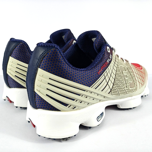FootJoy HyperFlex Golf Shoes Men’s 10 Red White Blue Athletic Sneakers 51033 - Picture 7 of 16